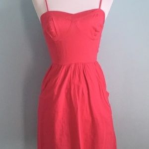 Mossimo Pink Bodice Skater Dress | Small